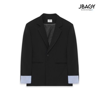  Áo khoác blazer nam cách điệu tay áo form rộng hàn quốc có độn vai thương hiệu JBAGY - JK008 