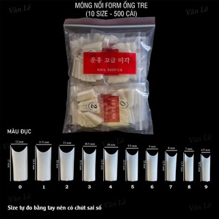 Móng nối ống tre nối móng tay nail