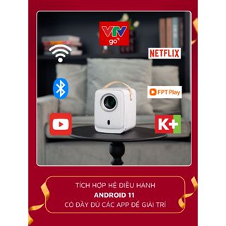 Máy Chiếu Mini BEECUBE X2 MAX Gen 4 Hệ Điều Hành Android + Kết nối Điện thoại - Bảo Hành 12 Tháng
