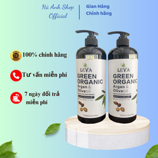 Dầu Gội Xả Leva Green Organic Argan & Olive oil Mượt Tóc Phục Hồi Hương Nước Hoa