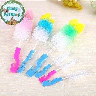 Bộ cọ vệ sinh bình nước uống cho hamster, thỏ, bọ, chó, mèo, sóc, nhím, dumbo rat...