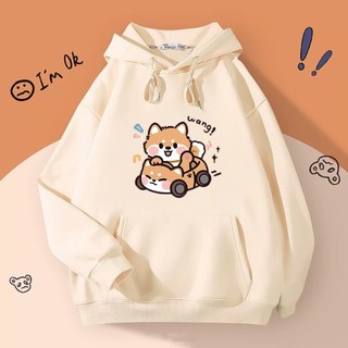 Áo Hoodie có túi Cún Lái Xe Wang dễ thương, vải nỉ cotton mềm mịn ấm áp dành cho các bé yêu (M 147)