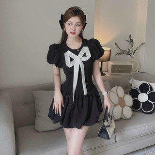 Đầm tay bí nơ to bigsize