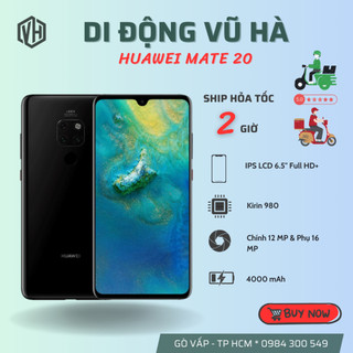 Điện thoại HUAWEI MATE 20 máy đẹp nguyên zin quốc tế 2 sim ram 6/128