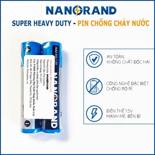 Pin Đũa Pin AAA 3A NANORAND [HÀNG VIỆT NAM] chống chảy nước bảo vệ thiết bị điện thời gian sử dụng siêu dài [Giá 2 viên]