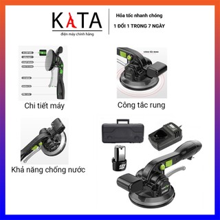 Máy Ốp Lát Gạch Dùng Pin TOFTE 2 Chức Năng-Đầm Rung Hút Gạch 6 Cấp Độ MLG01