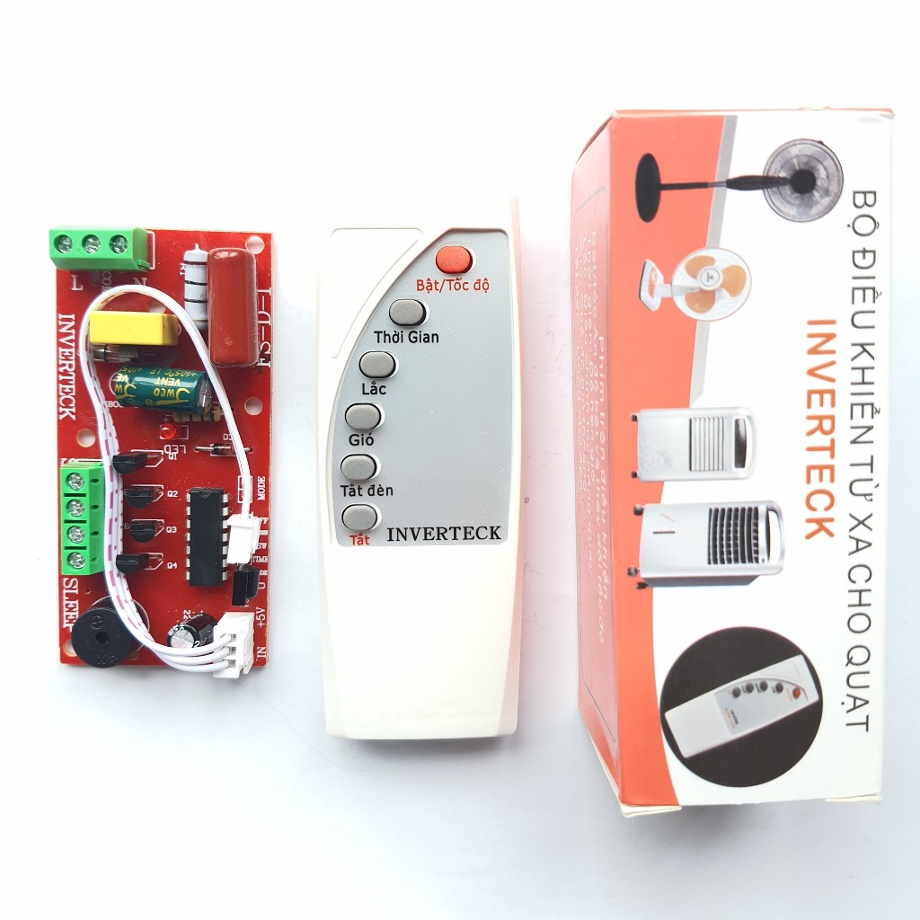 Bộ điều khiển quạt từ xa INVERTECH dùng cho các loại quạt bàn quạt cây quạt treo tường HÀNG LOẠI 1 I