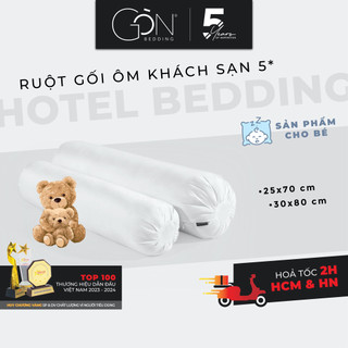 Ruột Gối Ôm Cho Bé Gòn Bedding Gòn Lông Vũ 30x80 cm | 25x70 cm Chuẩn Khách Sạn 4-5* (size nhỏ, siêu êm)
