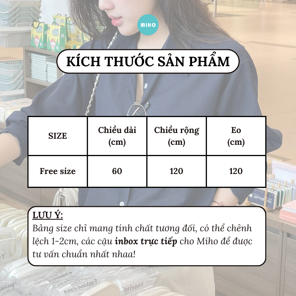Áo Sơ Mi Croptop Linen, Áo Sơmi Nữ Dài Tay Basic Trơn, Áo Somi Kiểu Form Rộng Mùa Hè Thoáng Mát Miho House | BigBuy360 - bigbuy360.vn