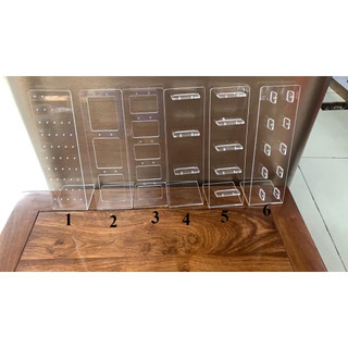 Khay mika trưng bày khuyên tai/ trang sức