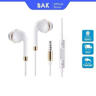 SU41 Tai nghe nhét tai gaming có dây P15 BAK có mic Jack 3.5mm phù hợp cho điện thoại laptop
