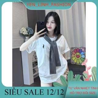 Áo Phông Thủy Thủ  Form Rộng Tay Lỡ Chất Cotton Su