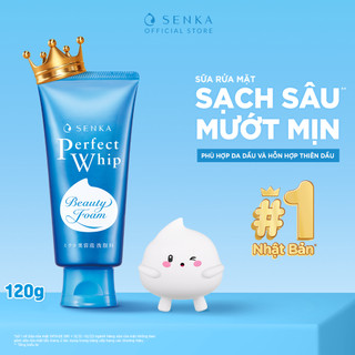 SỮA RỬA MẶT MƯỚT MỊN SẠCH SÂU SENKA PERFECT WHIP 120G