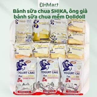 Bánh sữa chua SHIKA - bánh sữa chua ông già các loại sandwich, bánh sữa chua mềm Shika, bánh xốp
