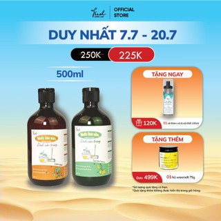  Combo 02 chai nước lau sàn đuổi côn trùng tinh dầu thiên nhiên cam quế, bạch đàn chanh sả