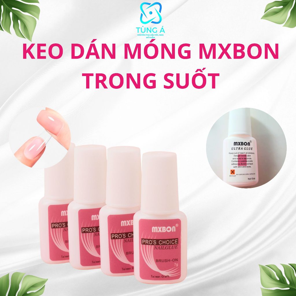 Keo Dán Móng MXBON 7g Dán Móng Và Đính Đá Siêu Chắc.