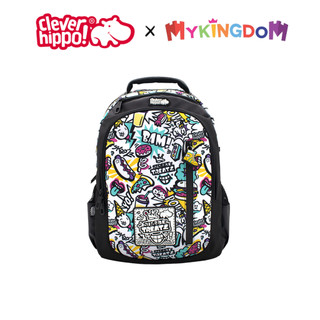Ba lô zipit cleverhippo - street style trắng bst9204/white