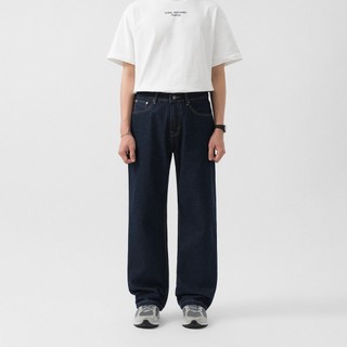 Quần jean Owlbrand ống rộng Wide/Indigo