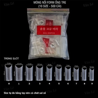 Móng nối móng ống tre bịch 500 cái