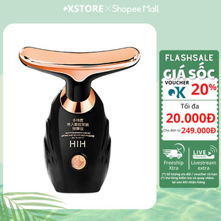 Máy massage nâng cơ mặt, máy đẩy tinh chất cho cổ và cơ mặt làm da săn chắc thon gọn, tiện lợi ( Chính Hãng )