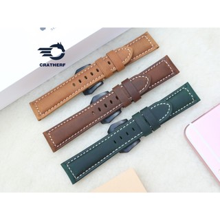 Dây Da Đồng Hồ Da Bò Sáp Vintage, Phong Cách Bụi Bậm Cổ Điển thay thế dành cho Đồng Hồ cổ Điển - Các Loại Swatch