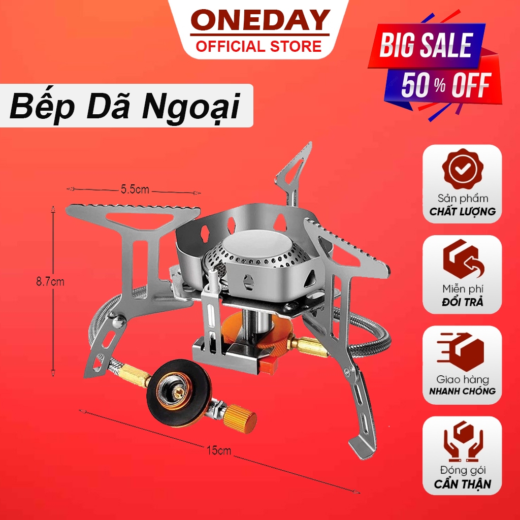 Bếp ga du lịch xếp gọn, Bếp Ga Mini Gấp Gọn Du Lịch Dã Ngoại Cắm Trại, Bếp Gas Du Lịch Dã Ngoại