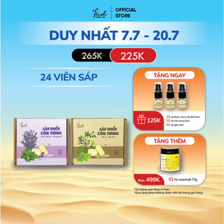  24 viên sáp đuổi côn trùng, đuổi muỗi, đuổi kiến, đuổi gián, khử mùi ẩm mốc, lành tính, an toàn cho gia đình