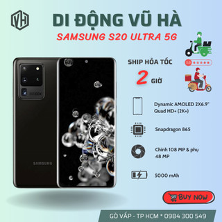 Điện thoại samsung s20 ultra bản mỹ 2 sim ram 12/128 zin đẹp