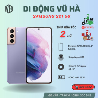 Điện thoại samsung s21 5g 2sim ram 8/128 chip snap 888