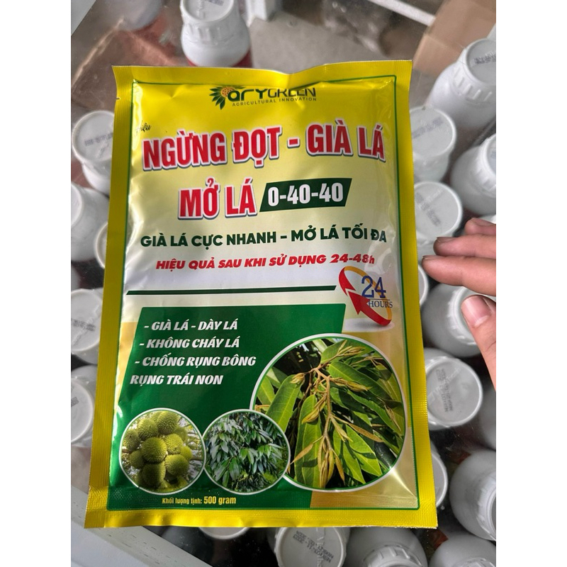 0-40-40 HỖ TRỢ NGỪNG ĐỌT, GIÀ LÁ MỞ LÁ