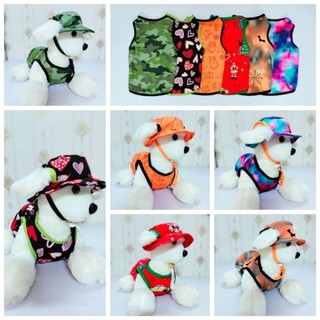 Áo 3 lỗ cho chó mèo, vải thun cotton