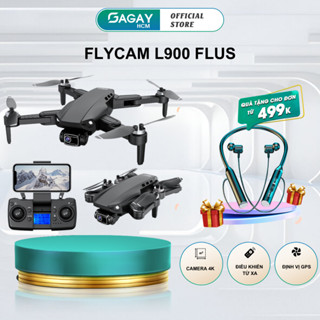 Flycam L900 Plus điều khiển từ xa, động cơ không chổi than camera kép HD, hình ảnh sắc nét, thời lượng pin lớn