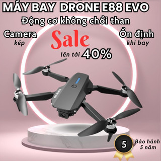 Máy bay camera flycam，E88 Max điều khiển từ xa quay phim, mini giá rẻ flycam drone，4K HD camera kép góc rộng 120 độ