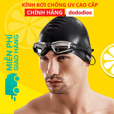 Kính Bơi Cao Cấp Chống Sương Mờ, Chống Tia Uv Tráng Gương Cho Người Lớn Và Trẻ Em - Chính Hãng Dododios
