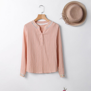 Áo kiểu nữ áo sơ mi nữ tay dài form rộng chất cotton thêu hoa thời trang phong cách Hàn Quốc 2023