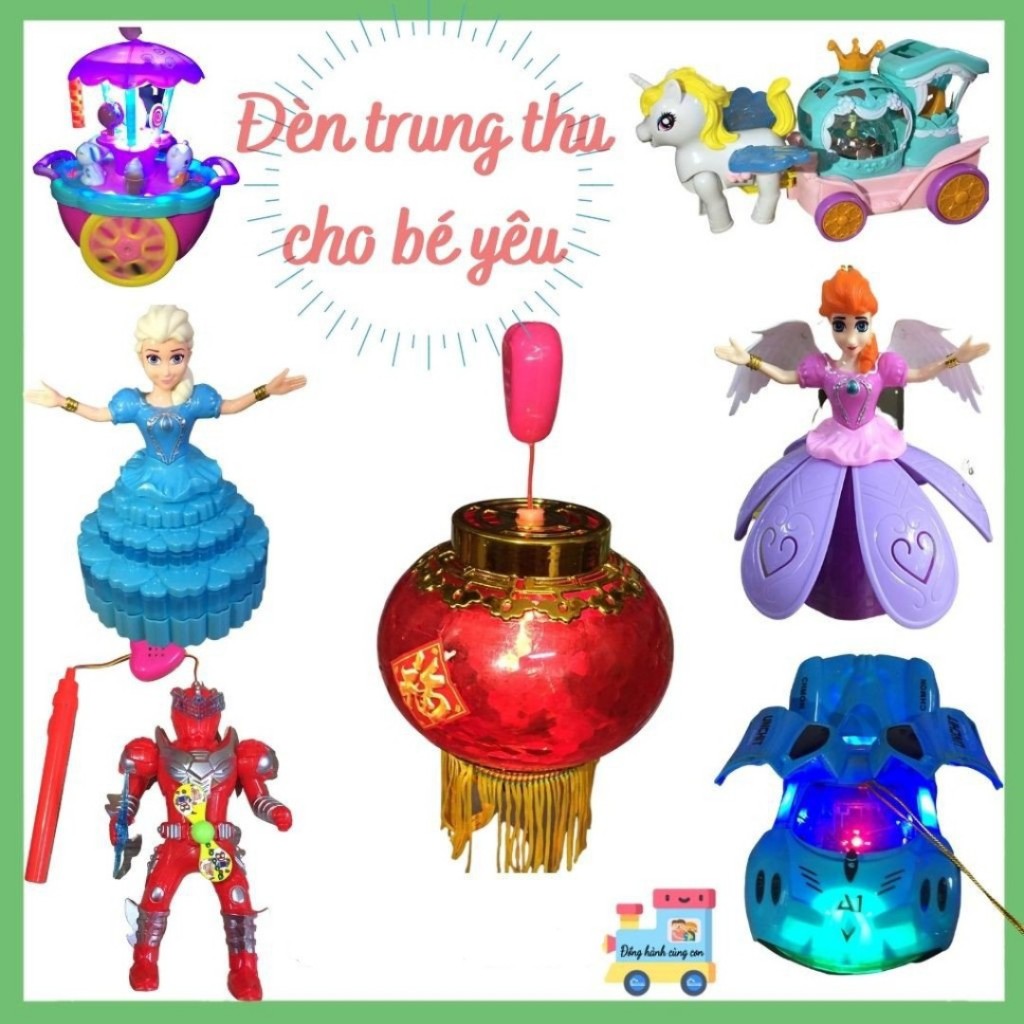 Lồng đèn điện tử trung thu-Lồng đèn gắn pin-Lồng đèn phát sáng-Lồng đèn nhấp nháy