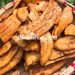 Chuối sấy mè gừng giòn ngon