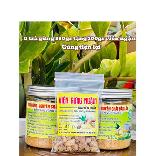 Trà Gừng hòa tan gừng GIÓ đường PHÈN daklak (1kg 2 hộp) tốt cho sức khỏe