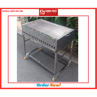 BẾP NƯỚNG THAN INOX NGOÀI TRỜI LOẠI ĐẠI