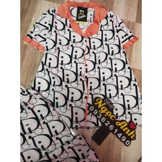 Bộ pijama dài vải lụa mango ,120d và satin