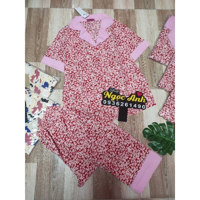 Bộ pijama dài vải lụa mango ,120d và satin