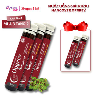 Nước uống giải rượu, thanh nhiệt - giải độc gan opgrev hangover - chai 30ml