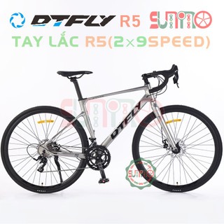 Xe đạp đua nhôm DTFLY R5 tay lắc(2x9speed)