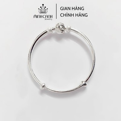 Vòng Bạc Ta Trẻ Em Mix Bi - Minh Canh Jewelry