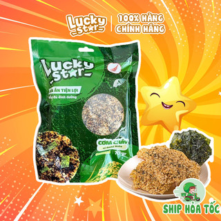 Cơm cháy chà bông rong biển Lucky Star gói 70g đậm vị, đồ ăn vặt khô dinh dưỡng đảm bảo ATTP