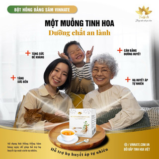 Bột hồng đẳng sâm Vinnate