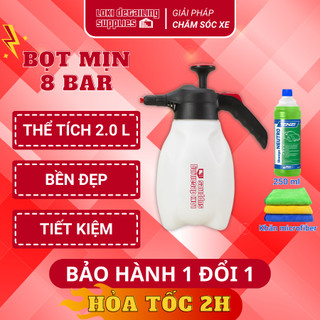 Bình xịt bọt tuyết rửa xe cầm tay loki detailing supplies 2l