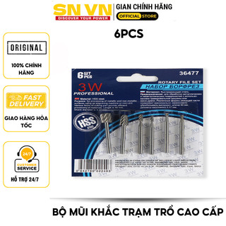 Bộ 6 mũi khắc chạm trổ