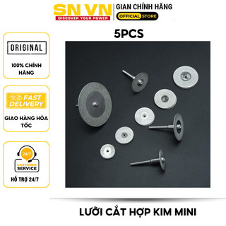 Bộ 5 Lưỡi cắt kim cương mini đường kính từ 16mm đến 60mm được phủ kim cương ở cả 2 mặt