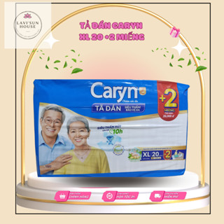 [MẪU MỚI THẤM HUT 10H] Tã dán Caryn đủ size M/L/XL 20 miếng mẫu mới nhất